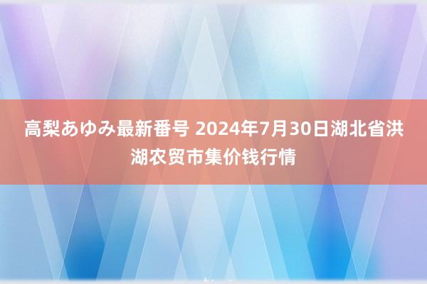 高梨あゆみ最新番号 2024年7月30日湖北省洪湖农贸市集价钱行情